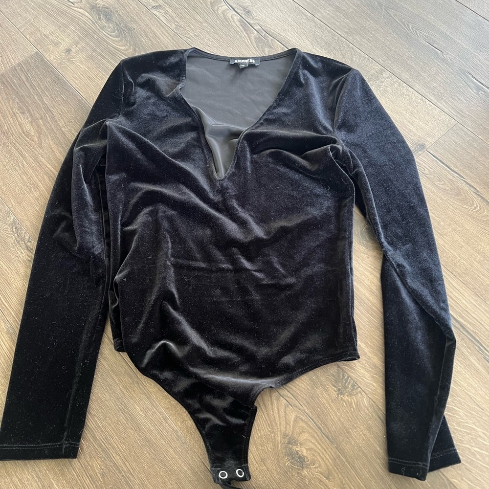 Velvet bodysuit